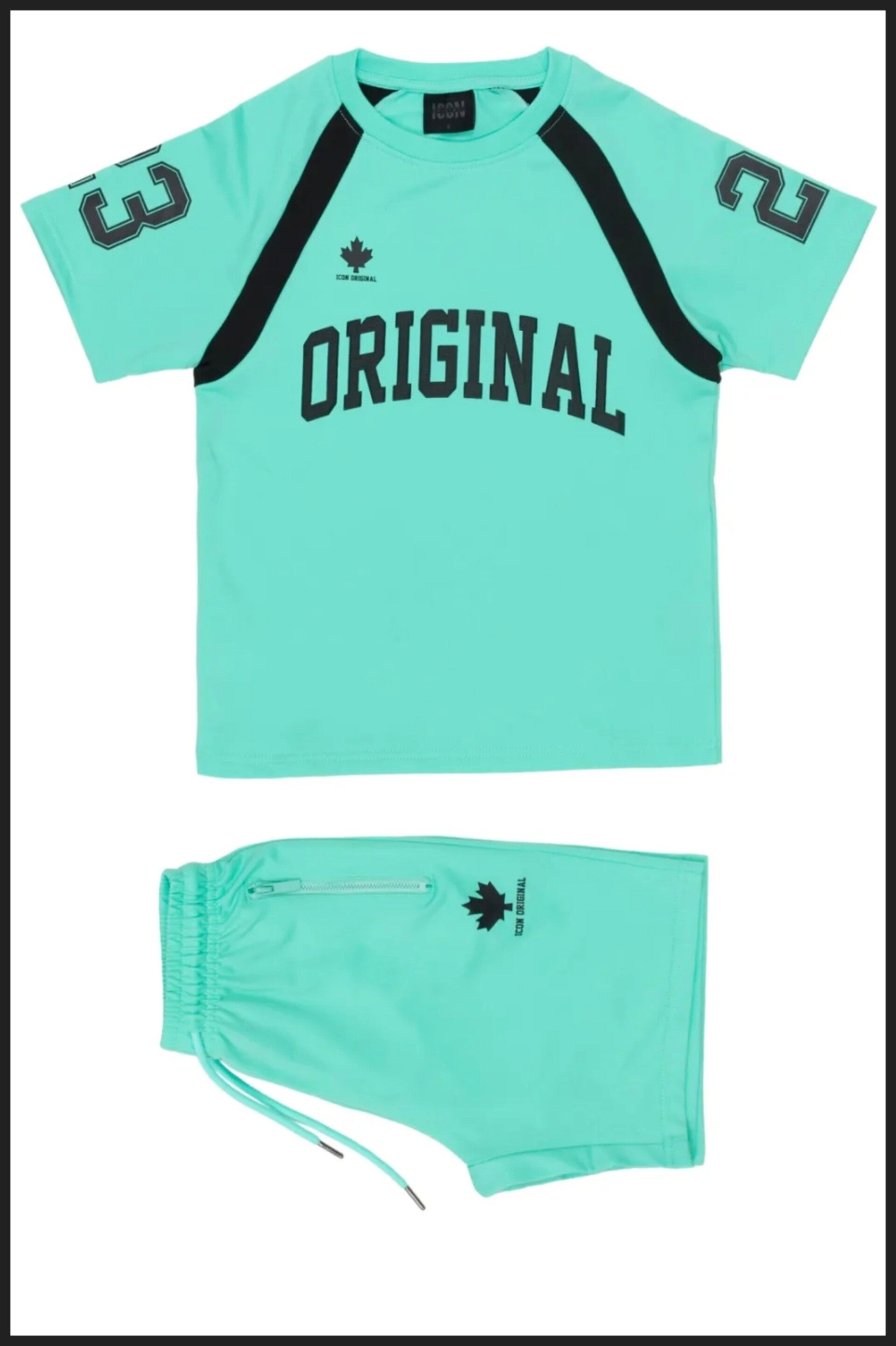 Stoere set ICON 'Original' Boys Groen