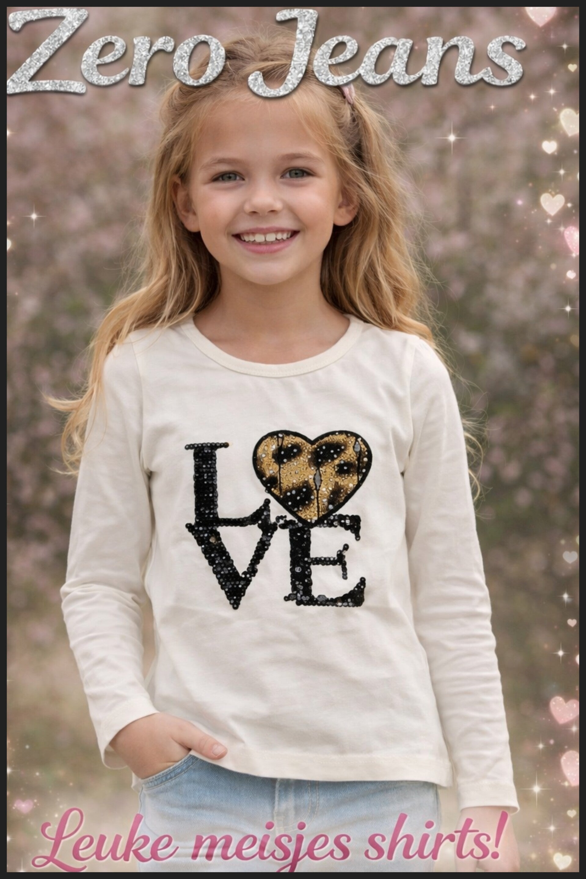 Mooi shirt Zero Jeans Wit