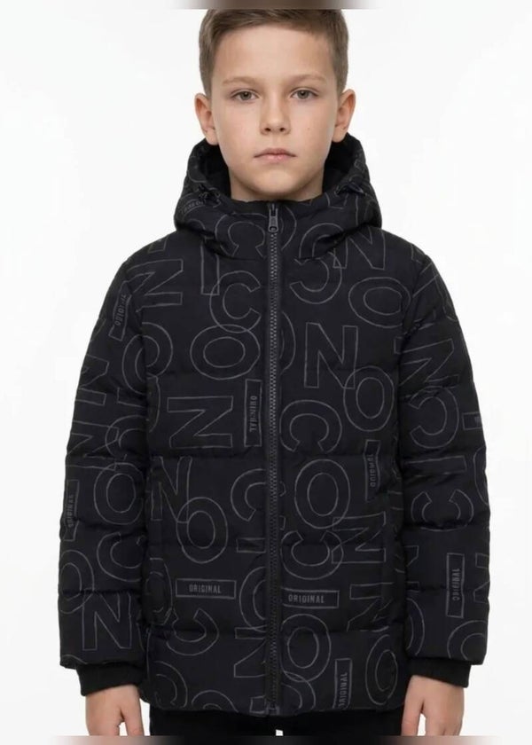 Stoere winterjas ICON Boys Letters