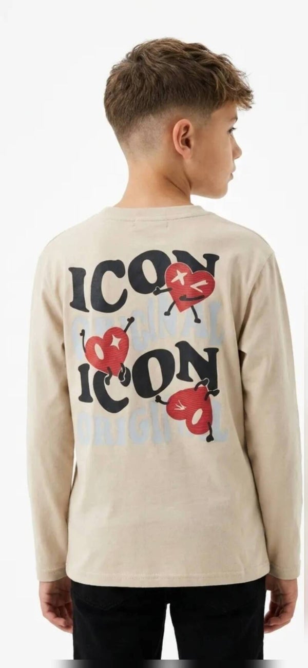Stoer truitje ICON Boys Hearts