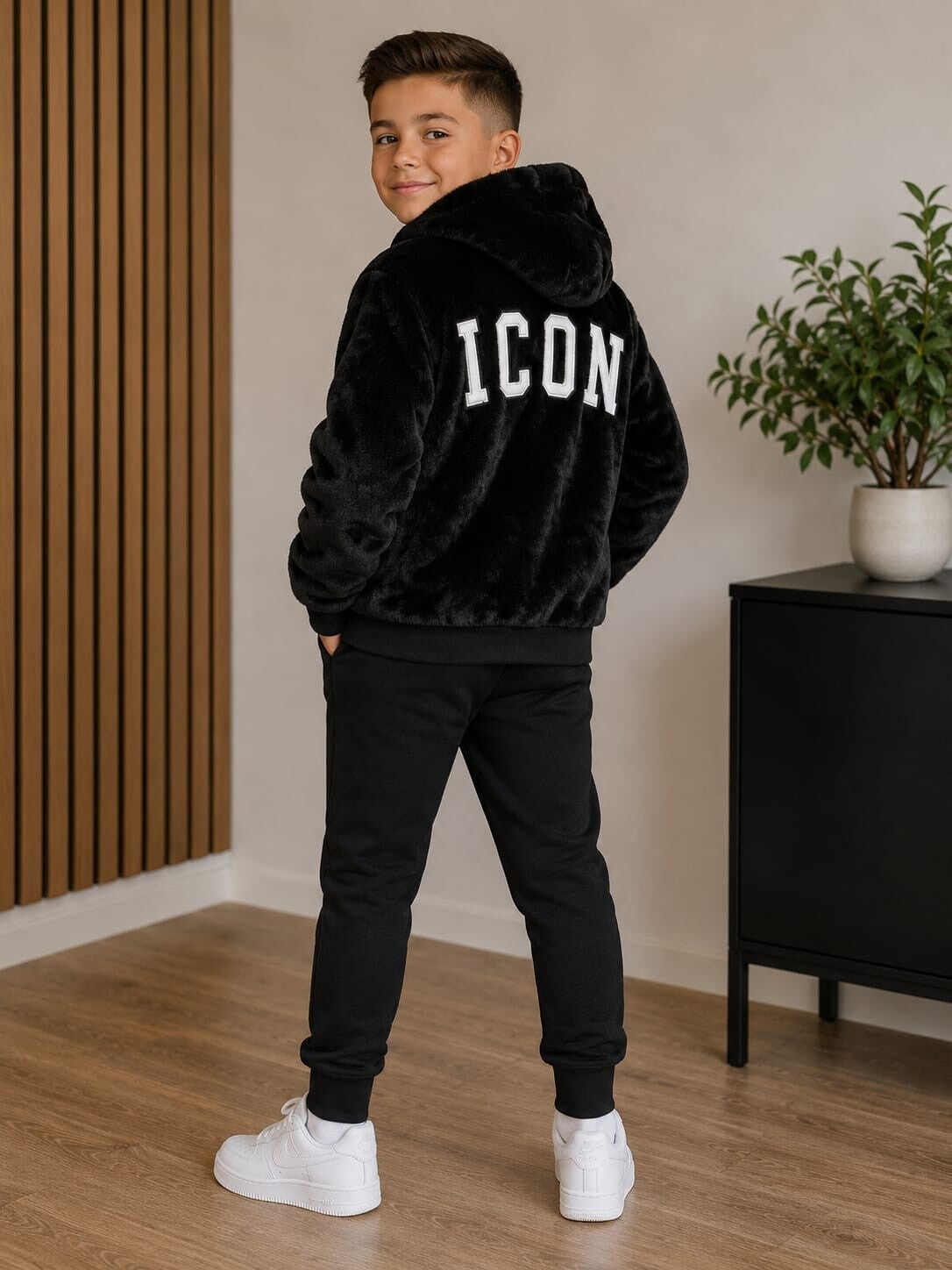 Stoere winterjas ICON Boys Fluffy