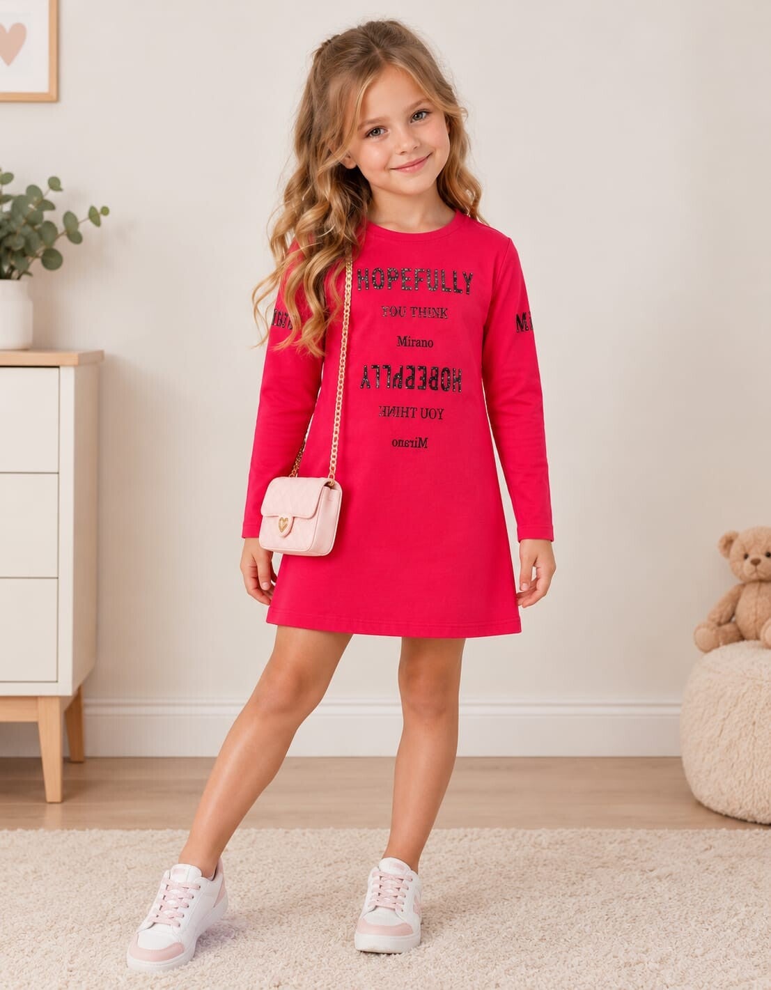 Super leuk jurkje Pink