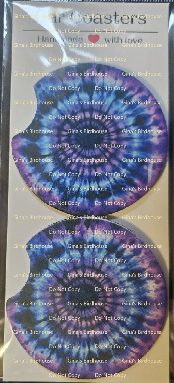 Blue & Purple Tie dye