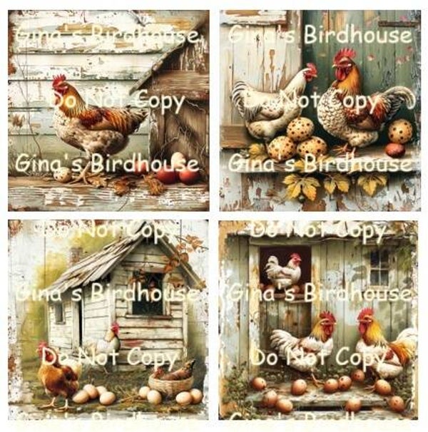 Chicken Coasters