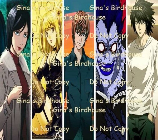 Death Note Characters Tumbler