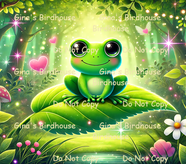 Green Tree Frog Tumbler