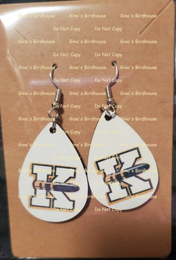 Knoxville School District Earrings