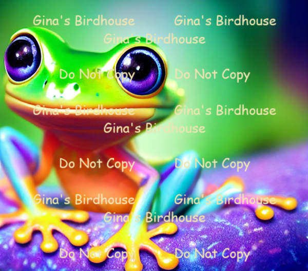 Colorful Tree Frog