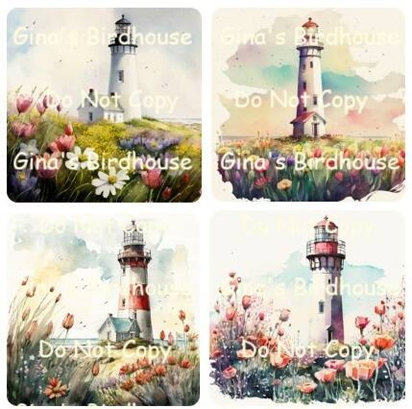 Lighthouse Coasters