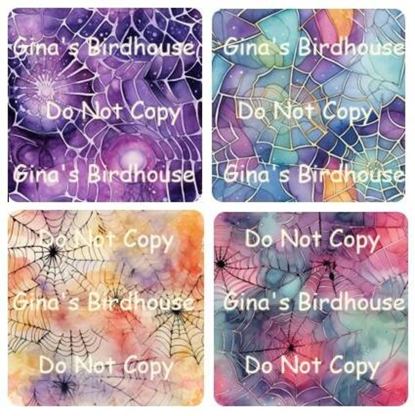 Spider Web Coasters