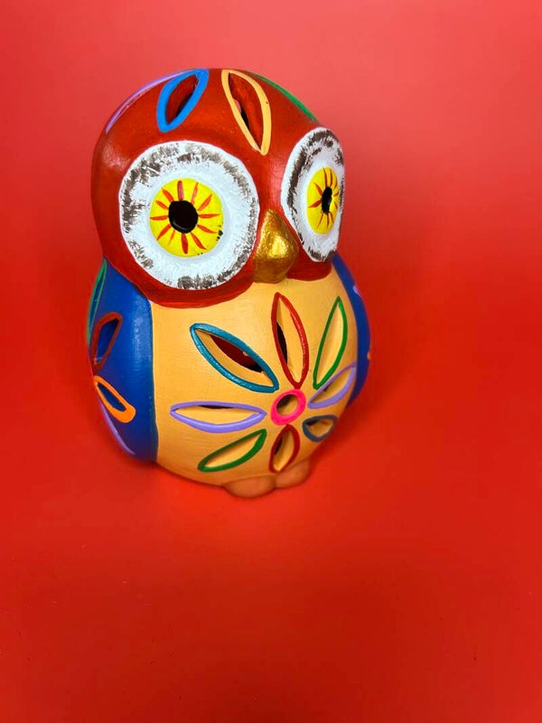 gufo portacandela profumata