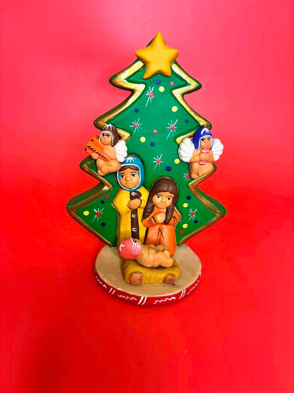 Presepe albero verde