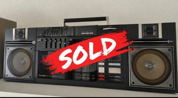 MITSUBISHI TX-L50 Ultra - Seltene Boombox mit 5-Kassetten-Wechsler