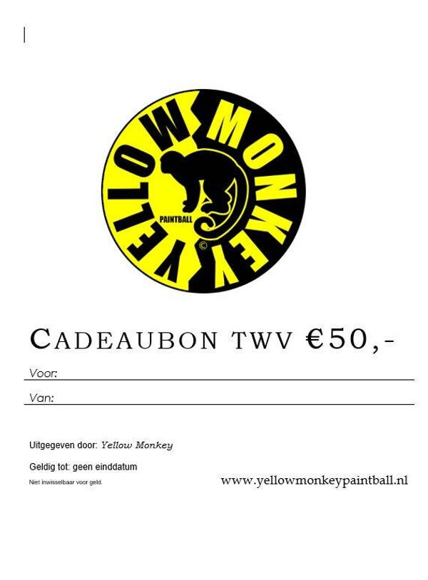 CADEAUBON T.W.V €50