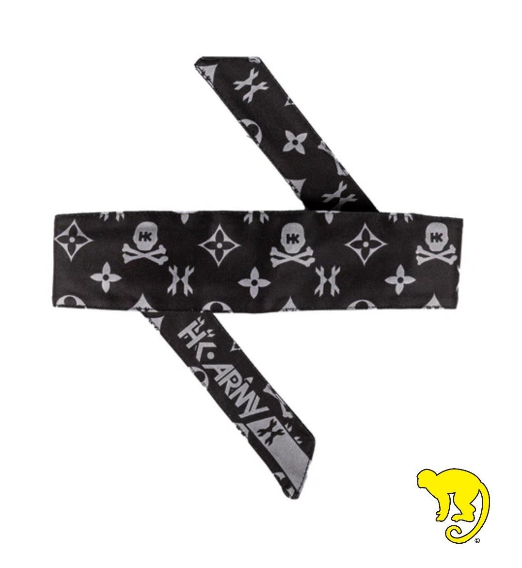 HK Army Headband Monogram Black/Grey