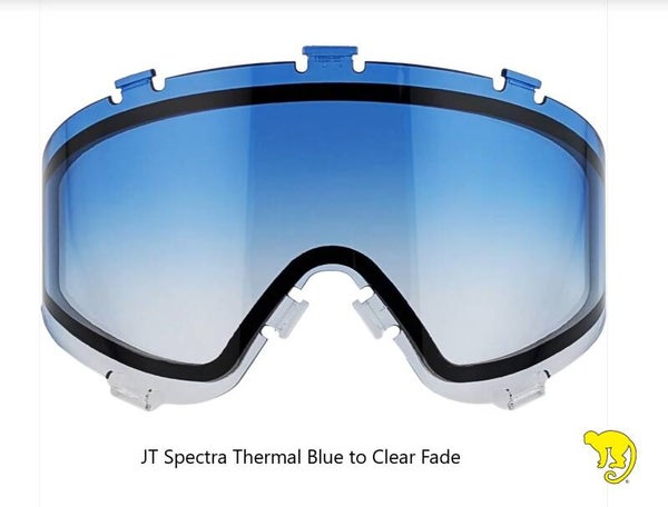 JT Spectra Thermal Blue to Clear Fade lens