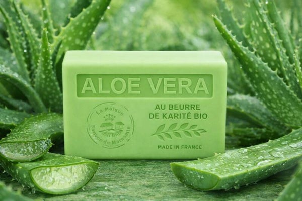 Savon artisanal - Aloe Vera 125g – Enrichi en Beurre de Karité Bio