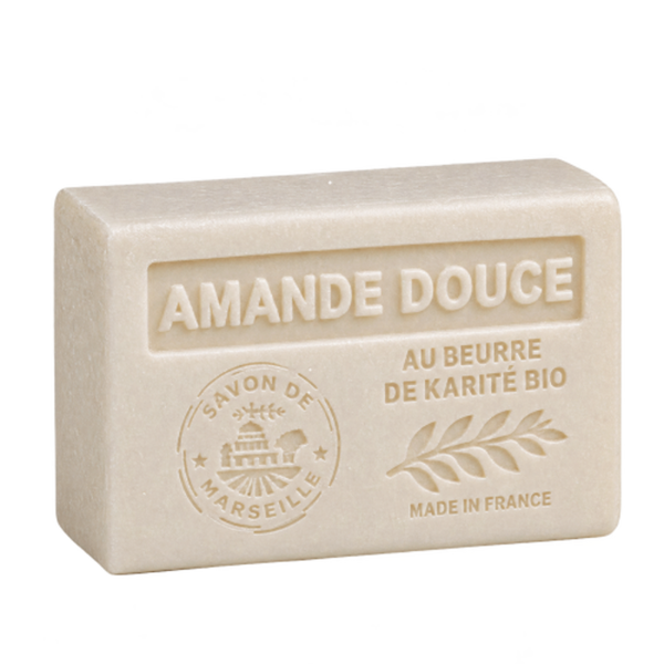 Savon solide amande douce au beurre de karité bio nourrissant