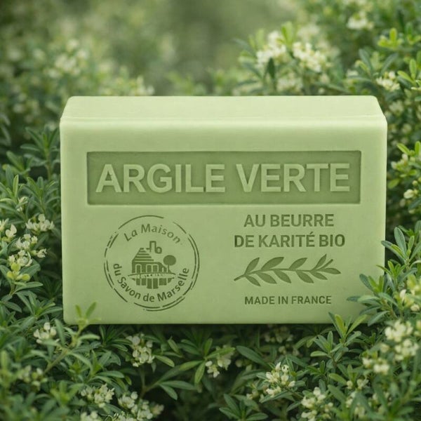 Savon parfumé à l’argile verte