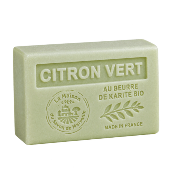 Savon solide amande et citron vert de Corse au karité bio nourrissant