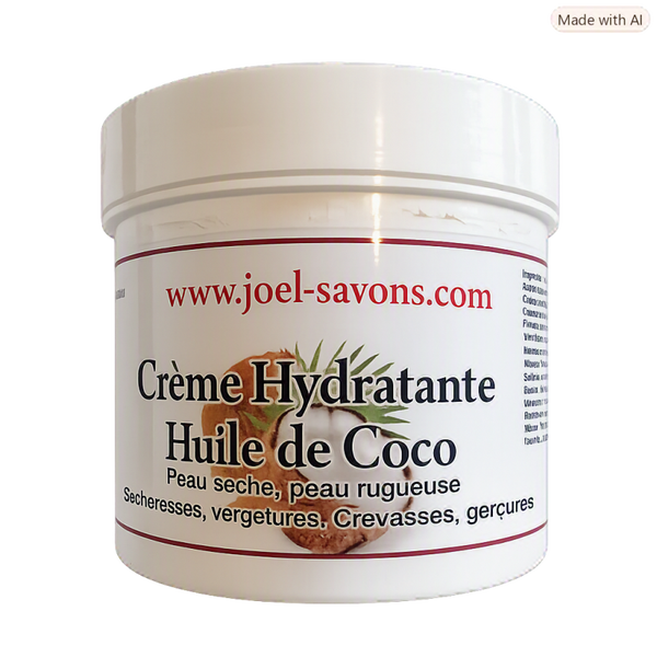 Crème hydratante à l’huile de coco