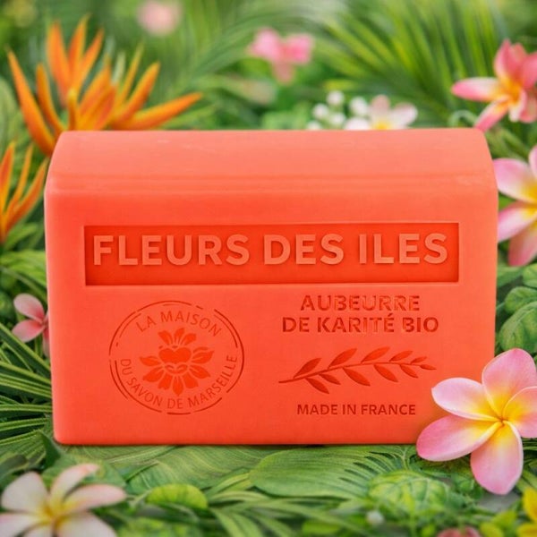 Savon à la fleurs des îles