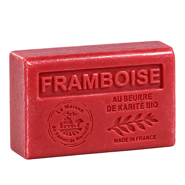 framboise Savon artisanal senteur framboise au beurre de karité bio.