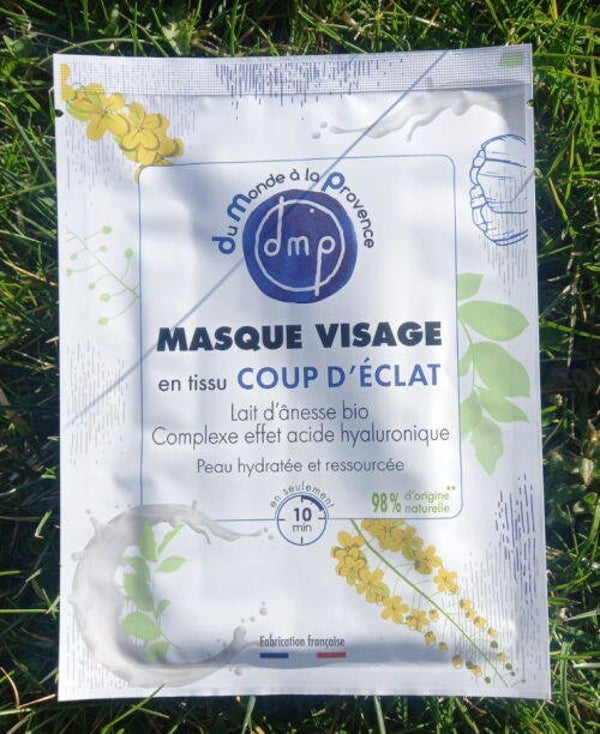 Masquye visage en tissu -Coup d'eclat