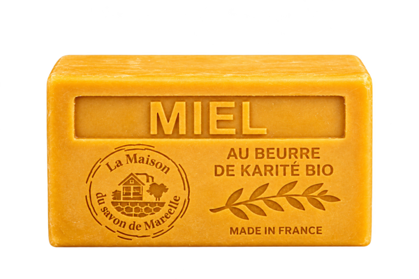 Savon solide artisanal parfumé au Miel
