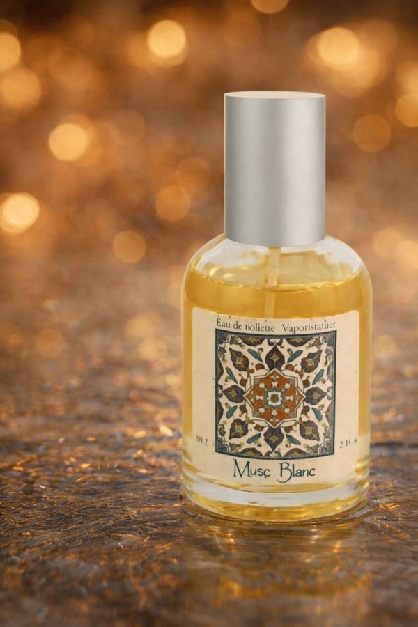 Eau de toilette musc blanc – Pureté et sérénité