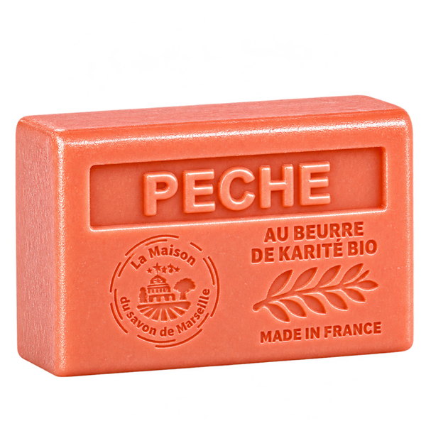 Savon solide artisanal parfumé à la Pêche