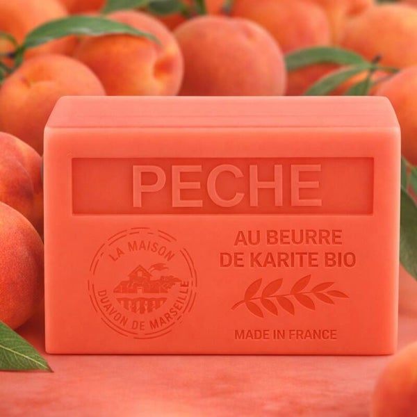 Savon parfumé à la  Pêche..