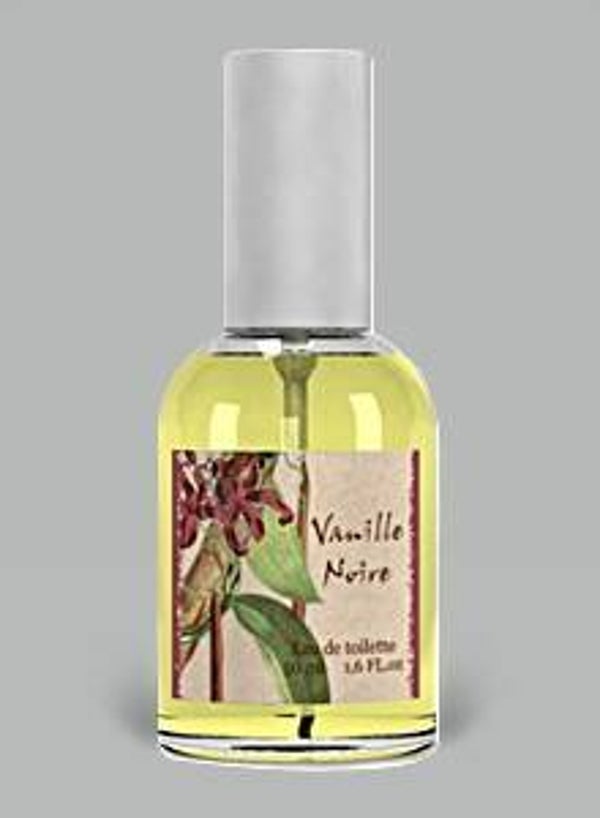 Eau de toilette  vanille noire- pour un beau voyage.