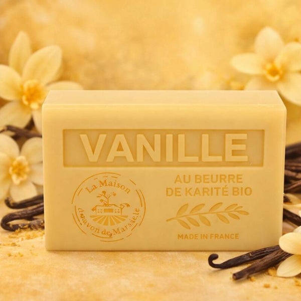 Savon parfumé à la Vanille.