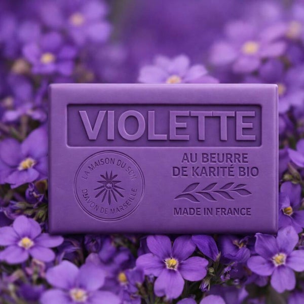 Savon parfumé à la violette