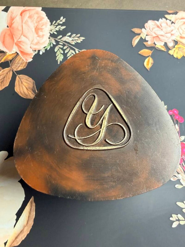 Vintage 1940's Yardley of London Faux-tortoiseshell Bakelite Powder Trinket Box