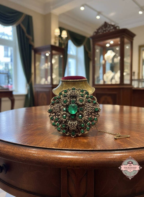 Art Deco Czech filigree brooch circa 1930's