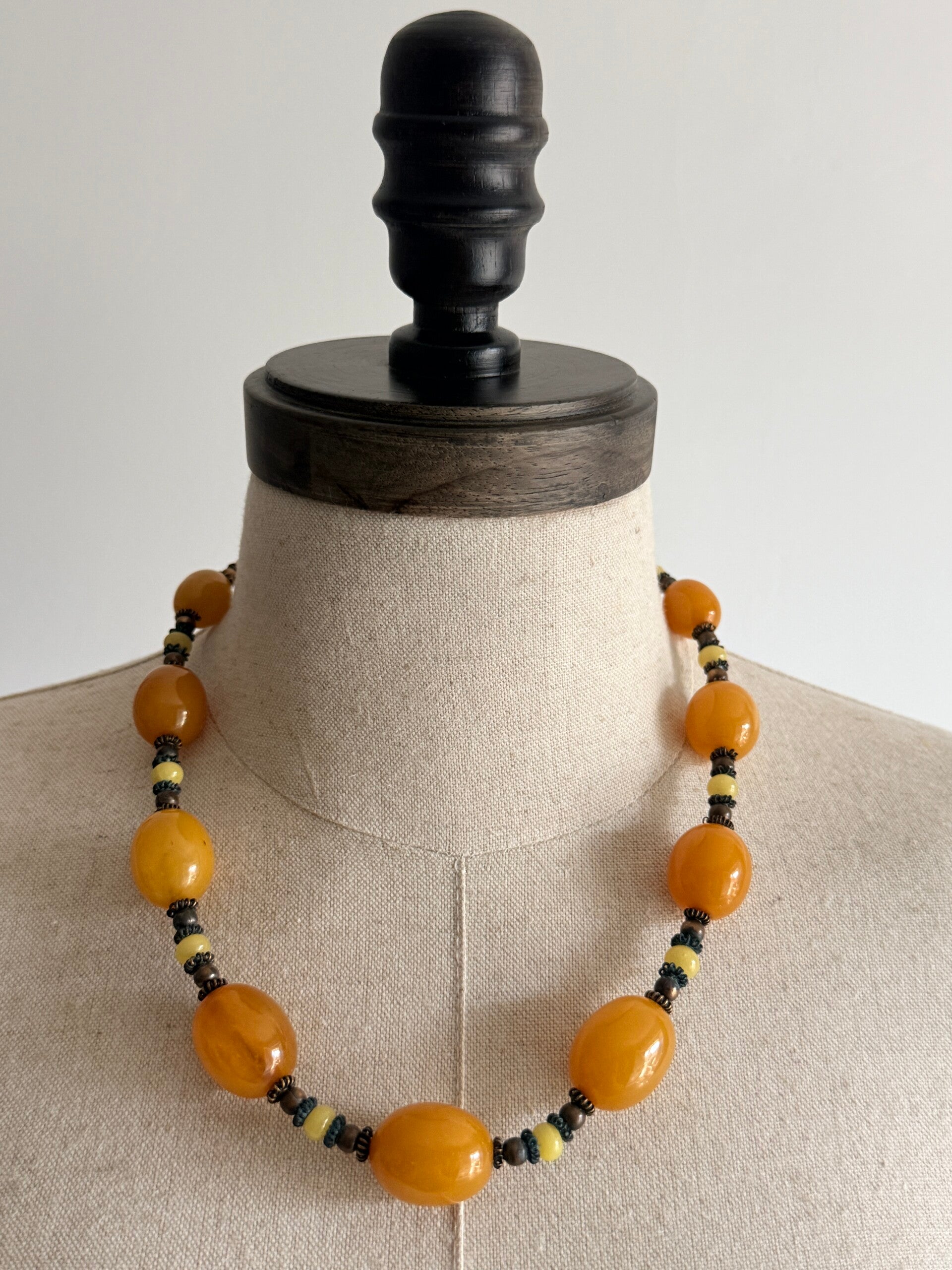 Vintage Butterscotch Bakelight Necklace