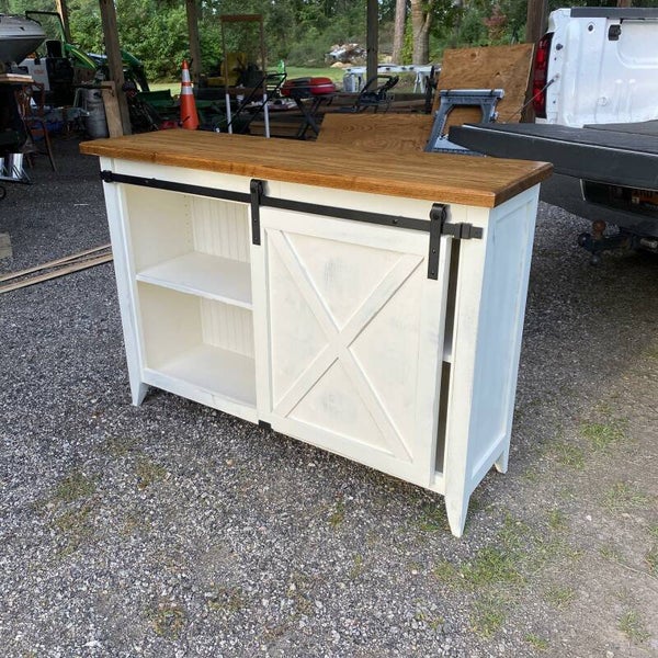 Four Foot Barn Door Cabinet