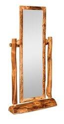 Half Log Floor Mirror