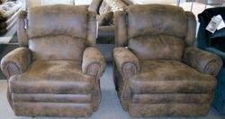 Leather-Look Microfiber Recliner