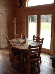 White Cedar Dining Set - Available in Aspen, Cedar, Red Cedar, & Pine