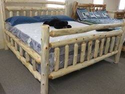Rustic White Cedar Bed