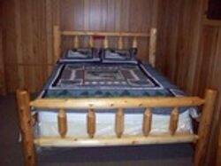 White Cedar Log Bed