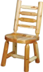 White Cedar Scoop Seat Chair - Available in Aspen, Cedar, Red Cedar, & Pine