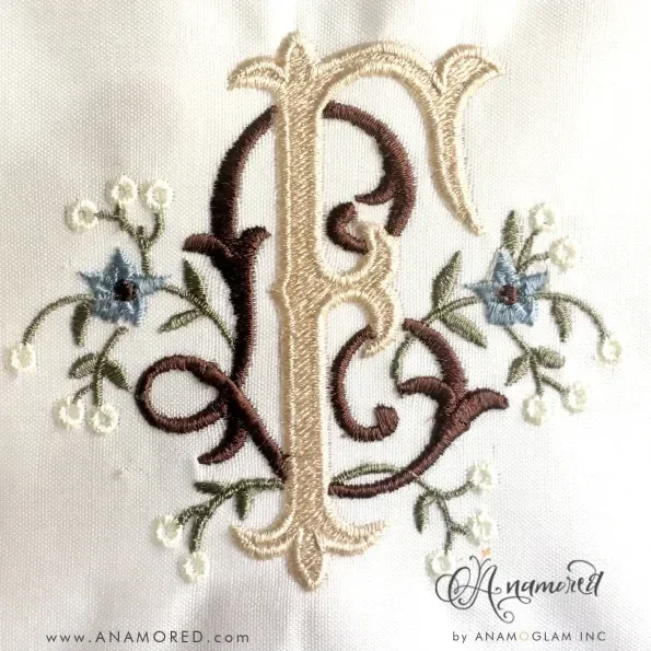 Interlocking F and L, FL LF