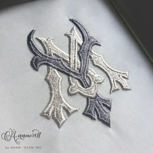 M and Y Embroidery Monogram