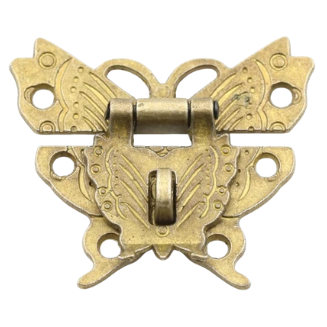Butterfly Keepsake Hasp Latch