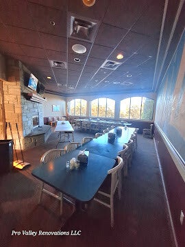 Commercial restaurant renovation and interior build-out by Pro Valley Renovations LLC.
