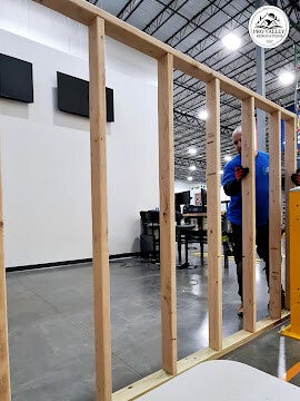 Commercial interior framing and build-out services by Pro Valley Renovations LLC.